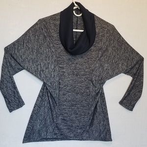 Fitted Cowl Neck Sweater